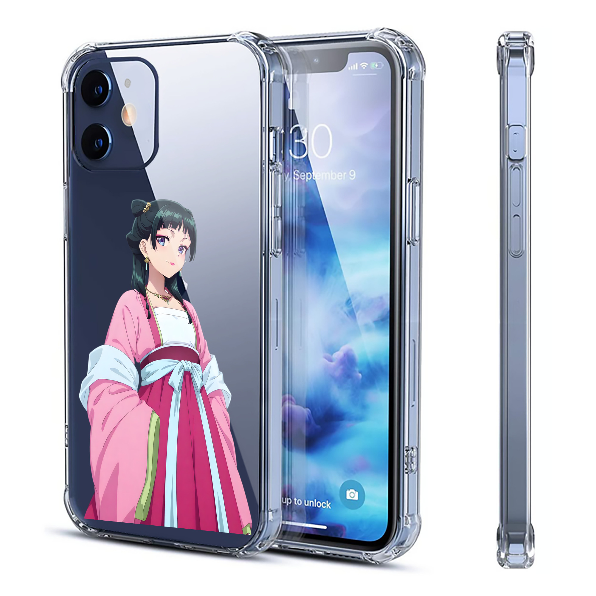 （画像用） 薬屋のひとりごと The Apothecary Diaries 【iPhone 12シリーズ対応】透明スマホケース（クリアソフトケース）